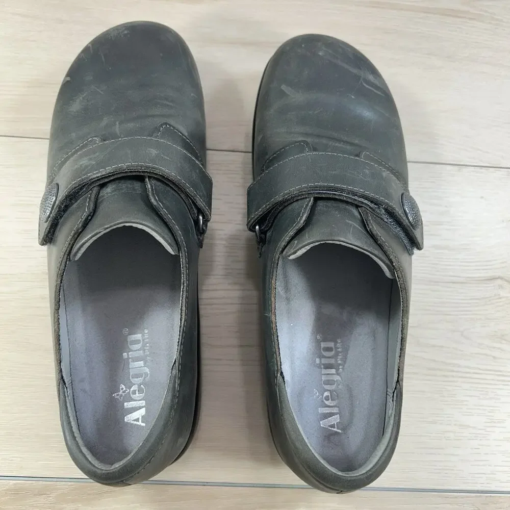 Women’s Alegria Joleen Oiled Ash Comfort Leather Shoe Size 40 ( US 9.5 -10 )